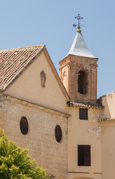 Bell tower, Iglesia del Carmen, Alhama de Granada, Andalusia, Spain