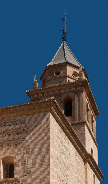 Bell tower church Santa Maria Alhambra Granada Spain