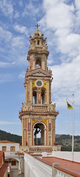 Bell tower monastery panormitis
