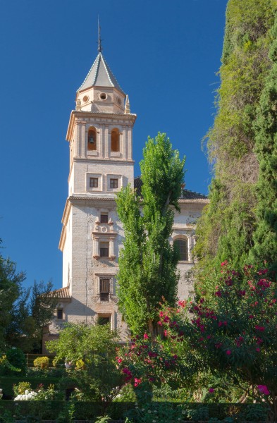 Bell tower Nuestra Señora de la Alhambra Granada Spain
