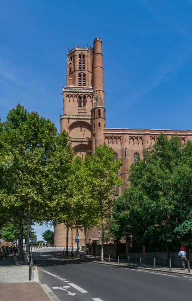 Bell tower of the Saint Cecilia Cathedral of Albi 03