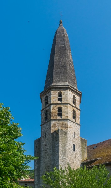 Bell tower of the Saint John the Baptist Church in Caylus 02