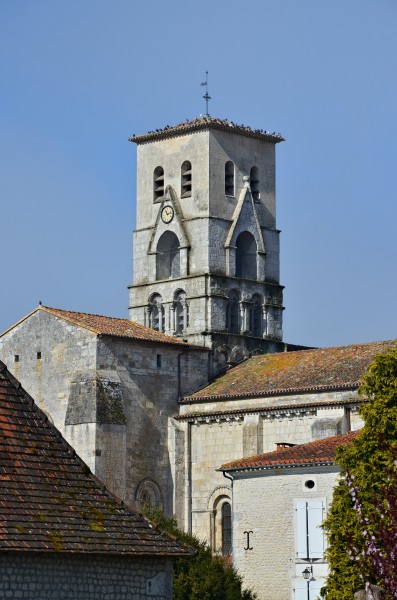 Blanzac Église clocher 2014