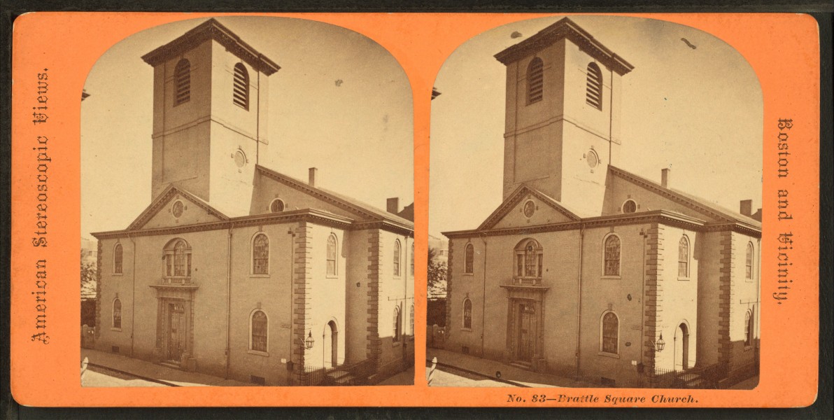 Brattle Square Church, from Robert N. Dennis collection of stereoscopic views