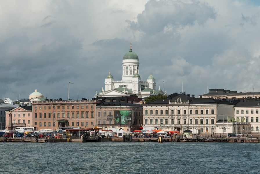 Buildings near Kauppatori and Helsinki Cathedral 20100825 1