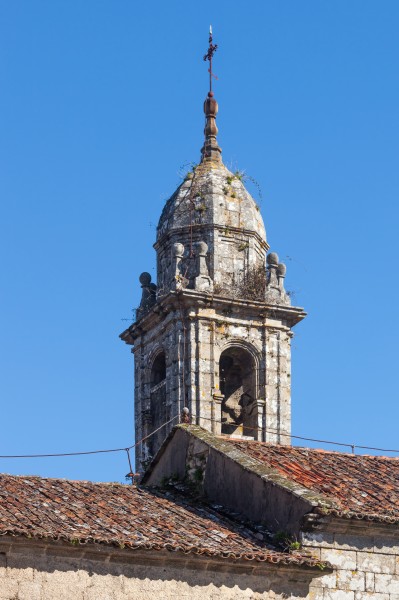 Campanario da igrexa do Pazo de San Lourenzo. San Lourenzo. Santiago. Galiza