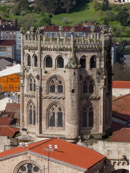 Catedral de Ourense vista dende o alto. Detalle. Ourense