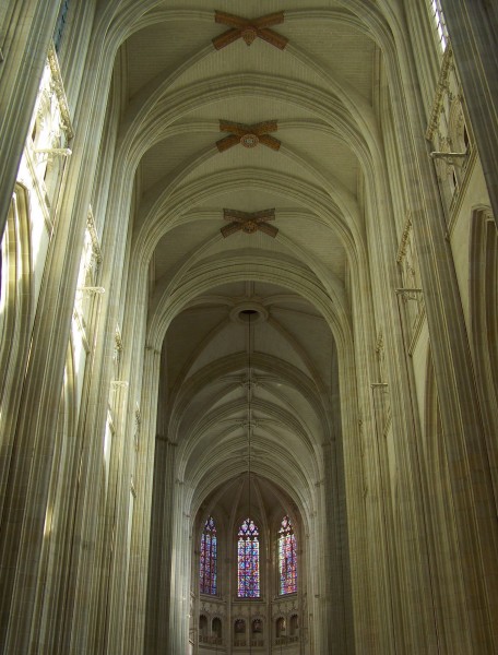 Cathédrale de Nantes - voûtes de la nef