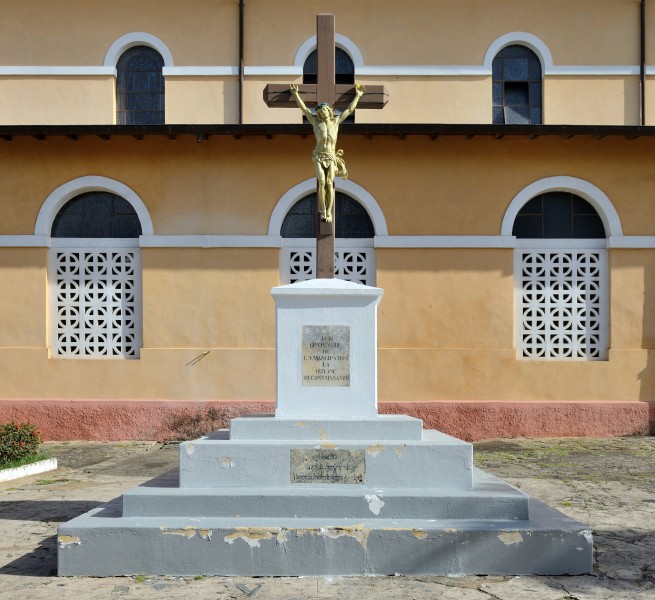 Cayenne Cathédrale monument abolition esclavage 2013
