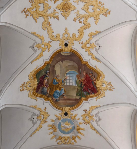Ceiling Peterskirche Munich