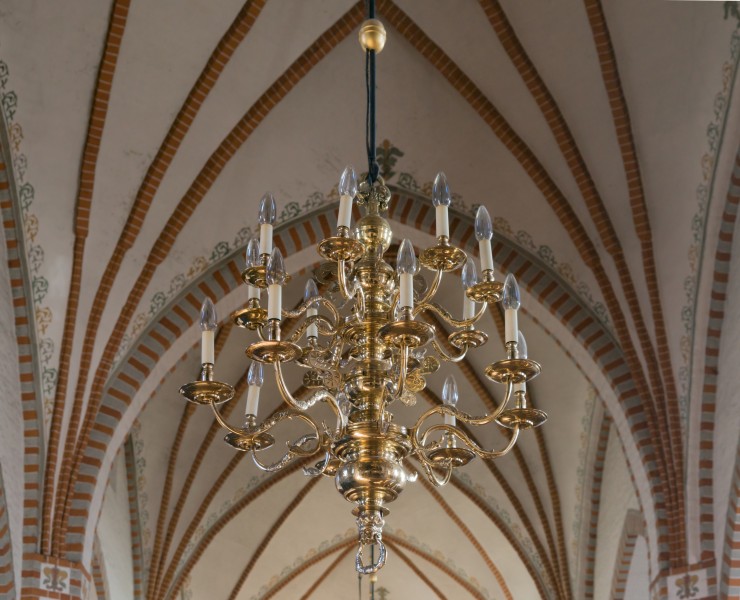 Chandelier Sankt Hans kirke Odense Denmark