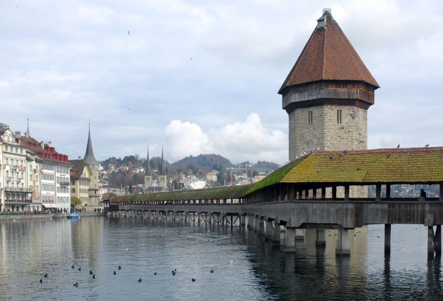 Chapel Bridge (Kapellbrücke), Lucerne, Switzerland 02