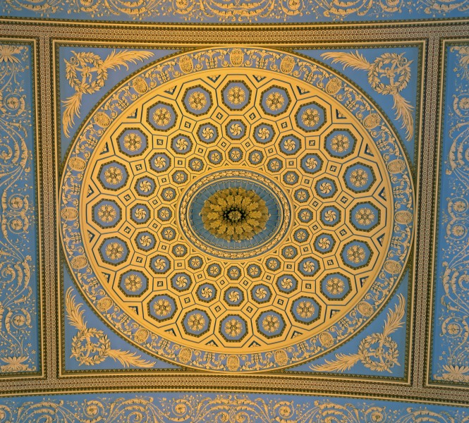 Chapel ceiling rosette, Greenwich Hospital, London