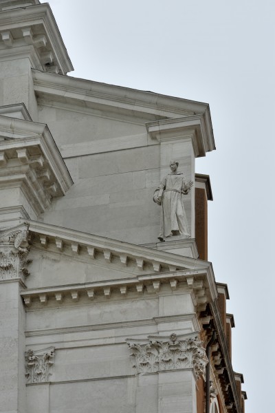 Chiesa del Redentore dettaglio facciata ovest isola Giudecca Venezia