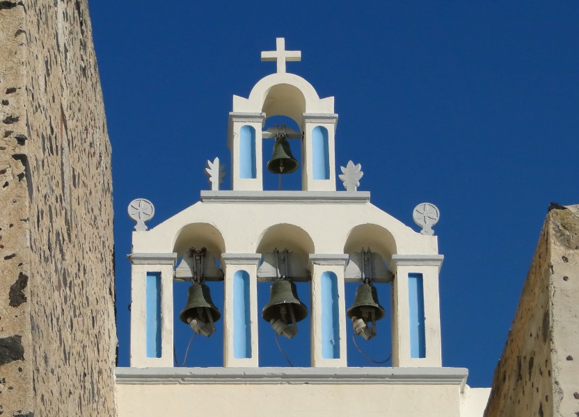 Church bells in Fira