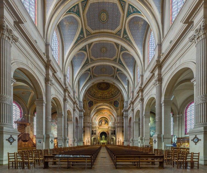 Church of Saint-François-Xavier Interior, Paris, France - Diliff