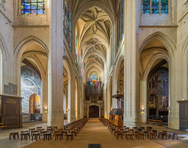 Church of St-Gervais-et-St-Protais Interior 2, Paris, France - Diliff