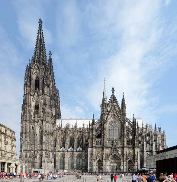 Cologne cathedrale vue sud
