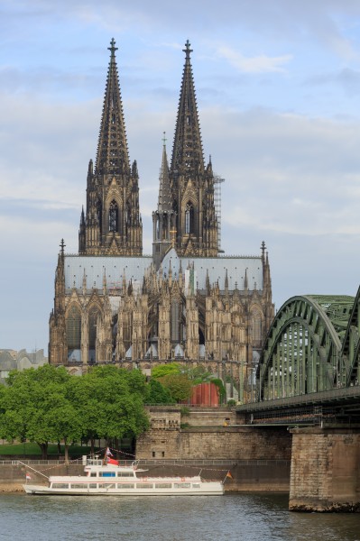 Cologne Germany Exterior-view-of-Cologne-Cathedral-07