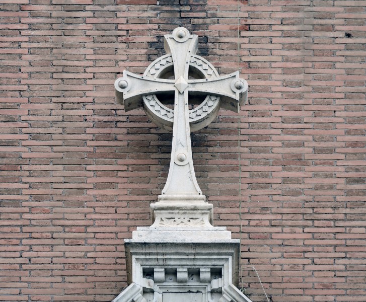 Cross on the Church of St Mary Immaculate and St. John Berchmans