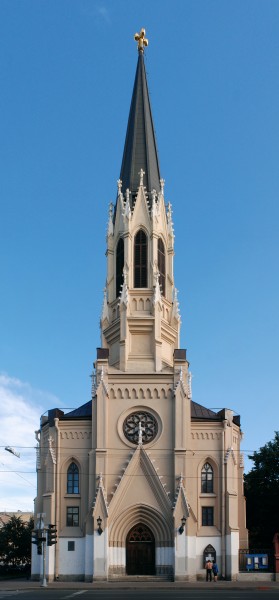 Лютеранская церковь святого Михаила. Фасад по среднему роспекту.