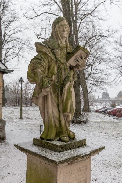 Dülmen, Skulptur an der Kreuzkapelle -- 2015 -- 4941