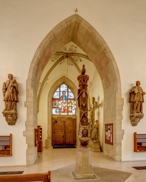 Dülmen, St.-Viktor-Kirche, Innenansicht, Eingangsbereich -- 2018 -- 0557-61