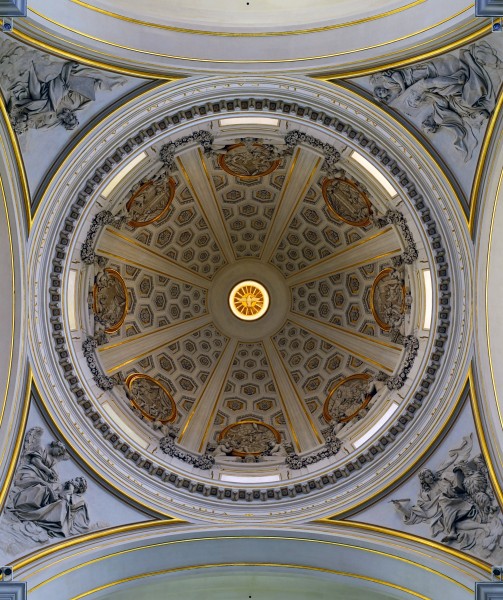 Dome of Bernini's Parish Church in Castel Gandolfo