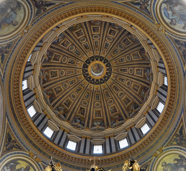 Dome of Saint Peter's Basilica (Interior)