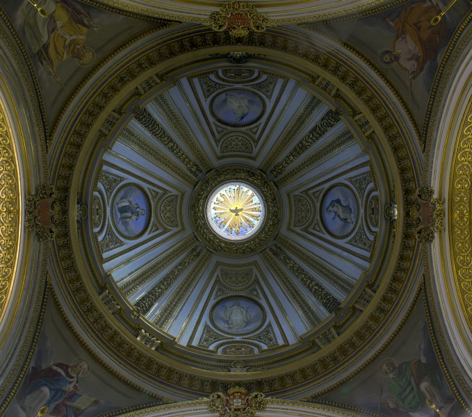 Dome of Sant'Antonio in Campo Marzio HDR