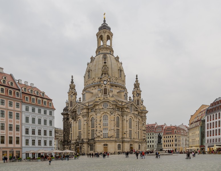 Dresden Germany Exterior-of-Frauenkirche-04
