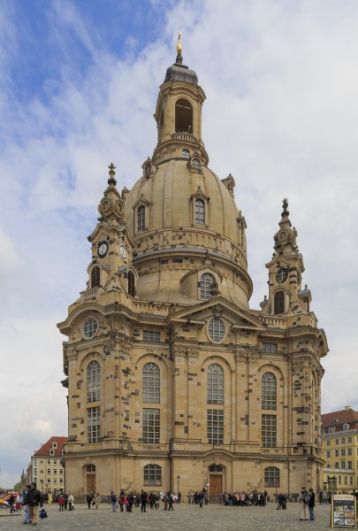 Dresden Germany Exterior-of-Frauenkirche-05