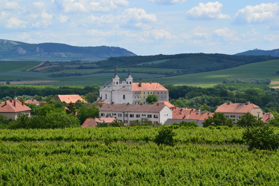Drnholec (Dürnholz) - kostel a zámek