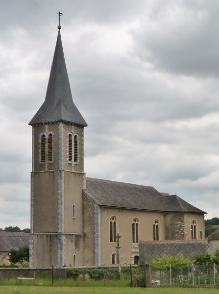 Eglise de Vielle-Adour de face