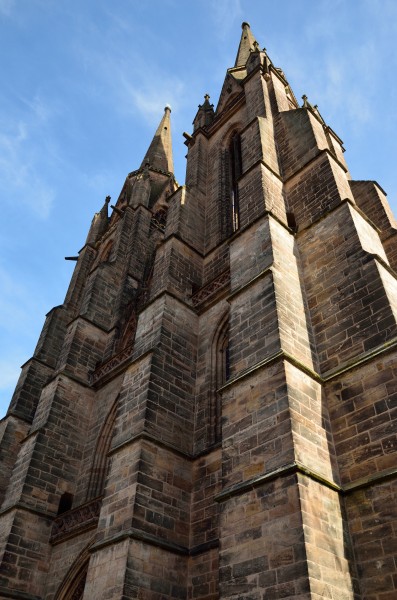 Elisabethkirche (Marburg) Türme aus SW