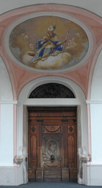 Entrance Pfarrkirche St. Ulrich in Gröden