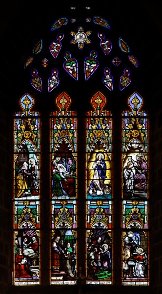 Ernée - Notre Dame de Charne - Vitraux - PA00109503 - 003