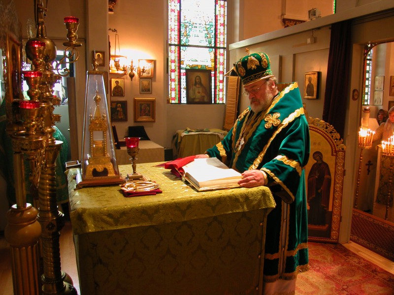 Erzbischof Longin von Klin, 23.11.2008. Duesseldorf. Liturgie 23.11.08