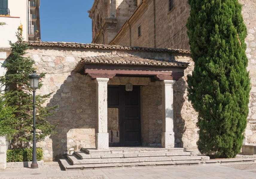 Exit door of Monastery San Hieronimo, Granada, Andalusia, Spain