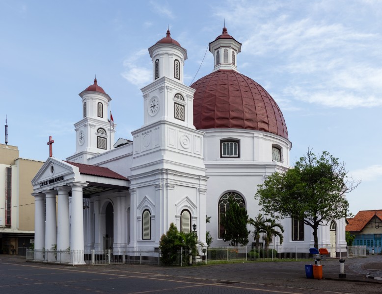 Exterior of Blenduk Church, Semarang, 2014-06-18