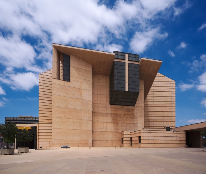 Exterior of Cathedral of Our Lady of the Angels dllu