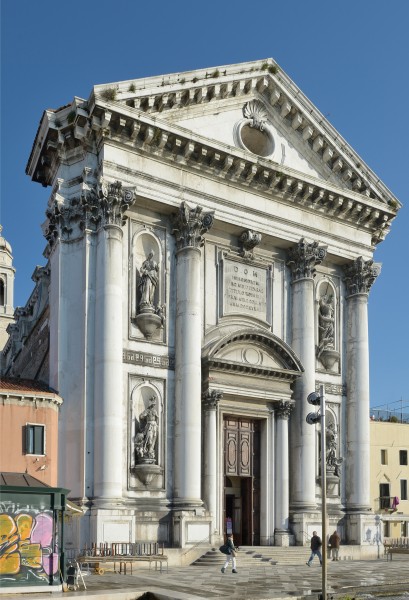 Facade Chiesa dei Gesuati Venice 2012