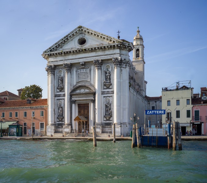 Facade Chiesa dei Gesuati Venice from east 2018