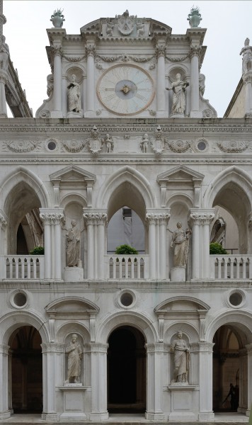 Facciata dell'Orologio Palazzo Ducale Venezia
