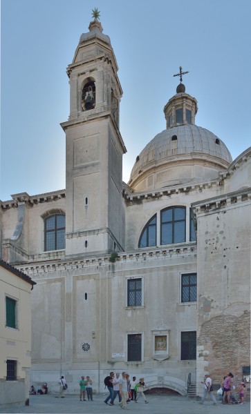 Facciata orientale chiesa dei Gesuati Venezia