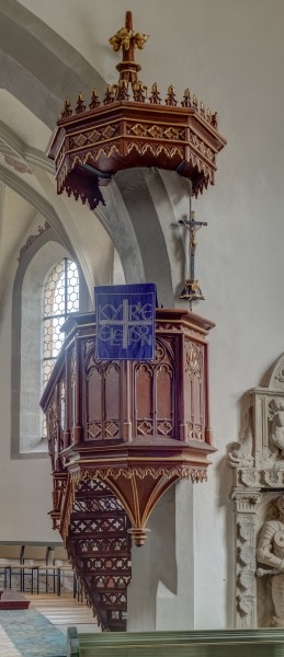 Friesenhausen Pfarrkirche Kanzel 3110815 HDR