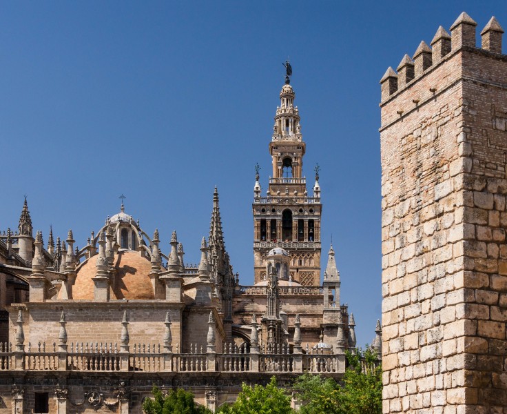 Giralda cathédrale tour Seville Espagne