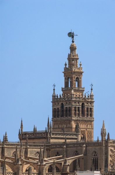 Giralda roof cathedral Seville Spain