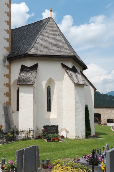 Gloednitz Pfarrkirche hl Margareta gotischer Chorschluss 24072015 6242