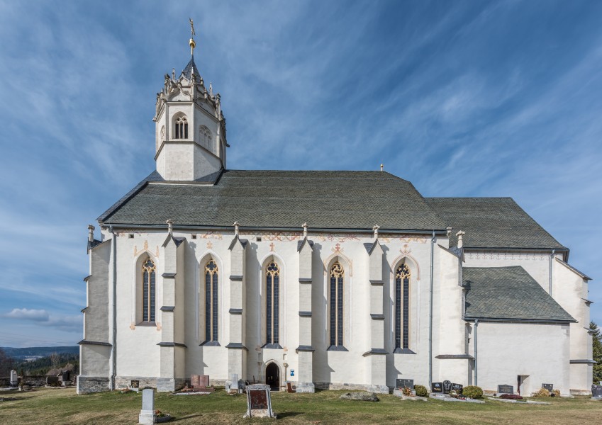 Guttaring Waitschach Pfarrkirche Unsere Liebe Frau S-Ansicht 21032017 6848